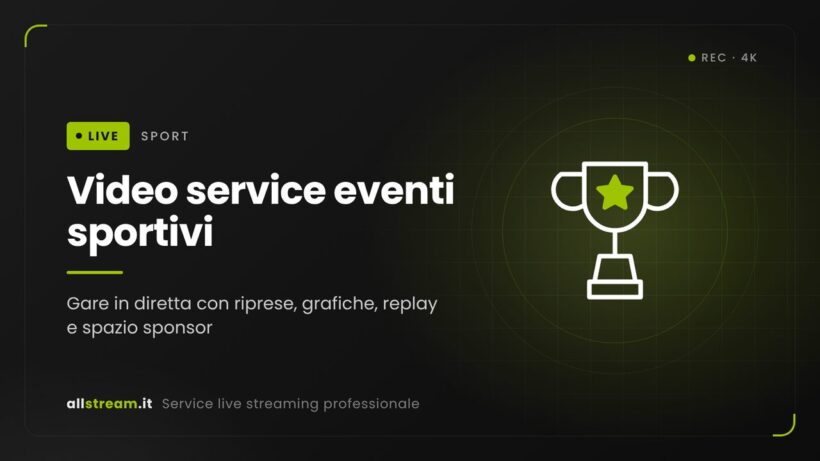 video service eventi sportivi